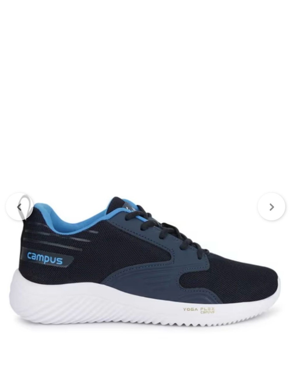New Campus Men's Navy and Light Blue Athletic Sneakers